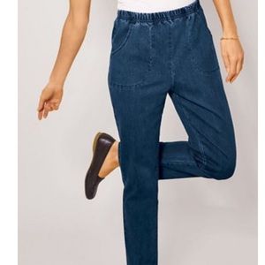 DenimEase Full-Elastic Classic Pull-On Jeans